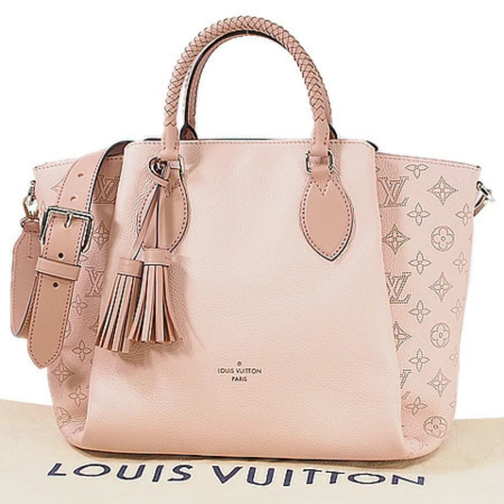 Louis Vuitton Monogram Haumea pink Magnolia Mahina leather